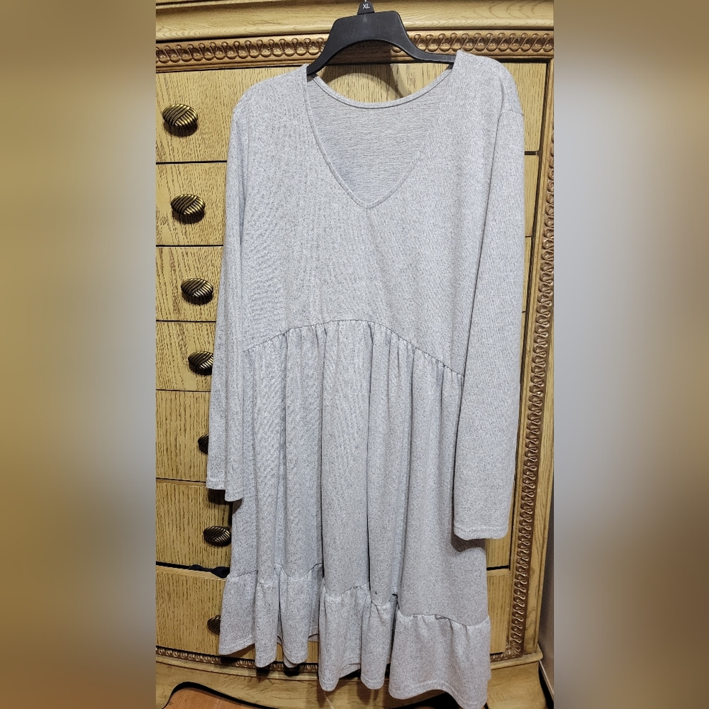 Simple Gray Dres 2X